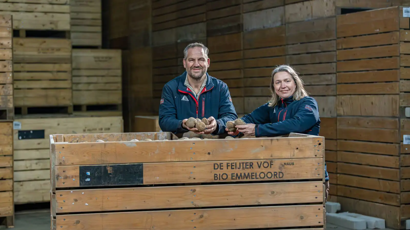 Aardappelchips uit een korte keten