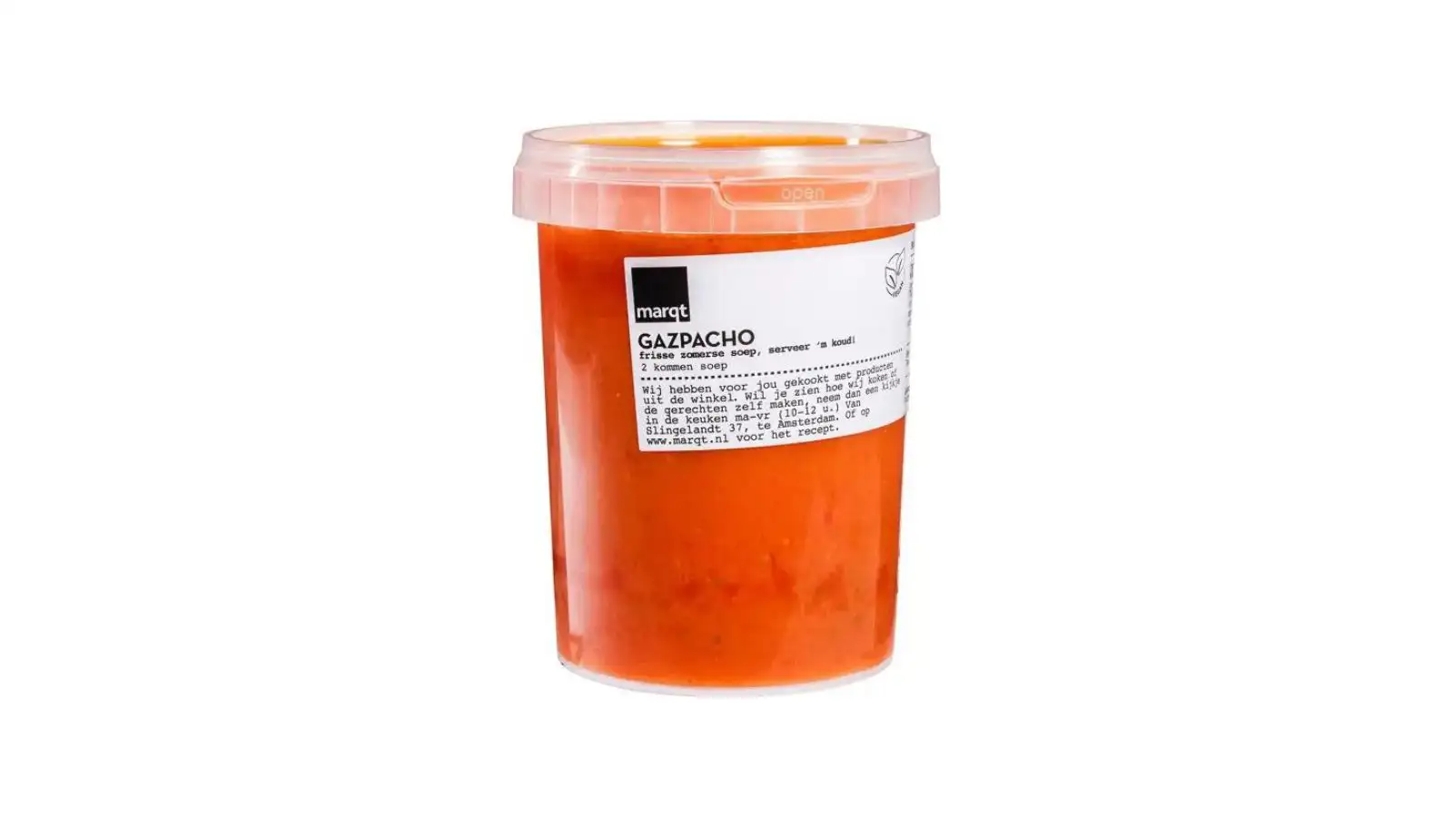 Veiligheidswaarschuwing voor Marqt gazpacho