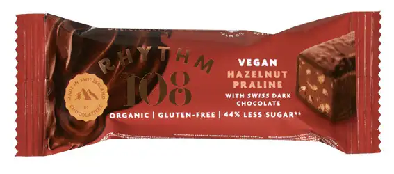 Vegan chocoladebar hazelnoot