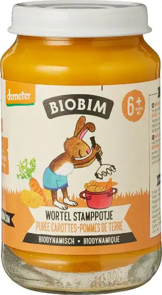 Groentehapje wortel stamppot 6+ mnd 190 g