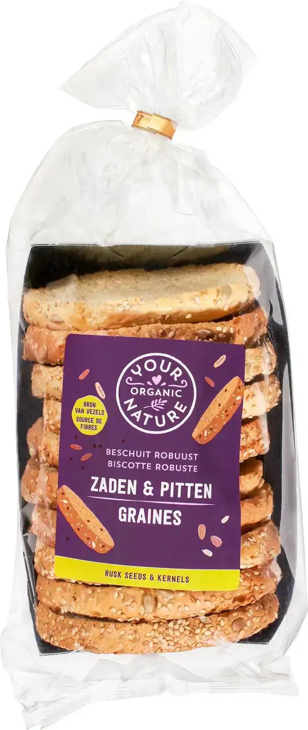 Zaden pitten beschuit