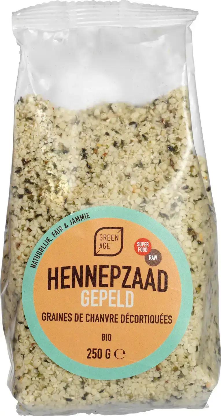 RAW gepeld hennepzaad