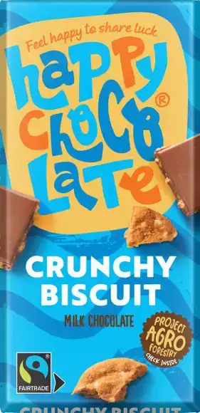 Melkchocolade 37% crunchy biscuit 100 g