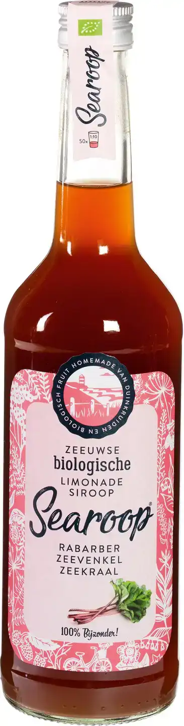 Siroop rabarber, zeekraal en -venkel