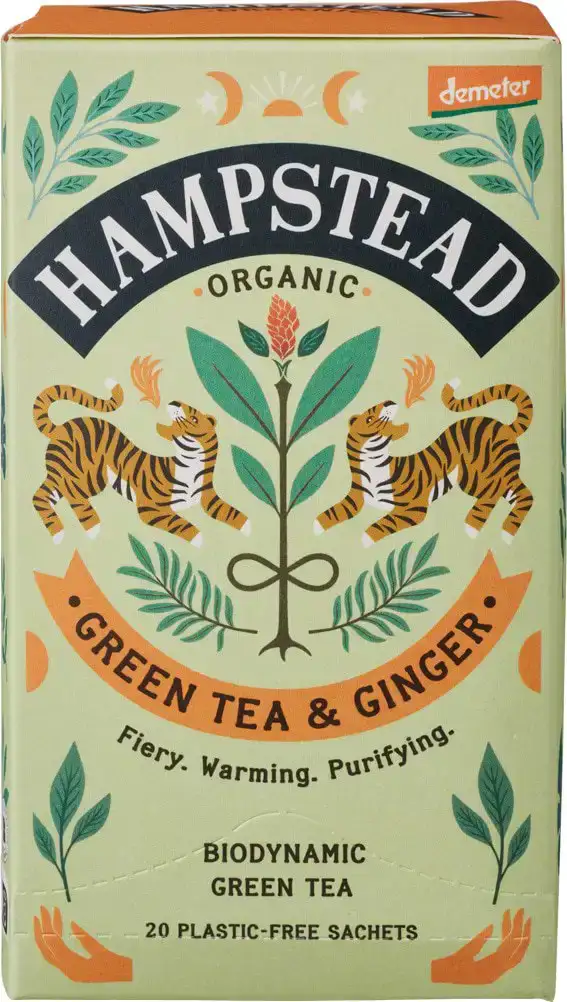 Groene thee gember