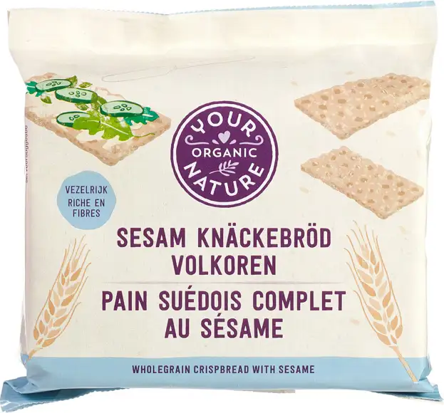 Knäckebröd volkoren sesam 250 g