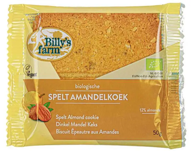 Spelt amandelkoek 50 g