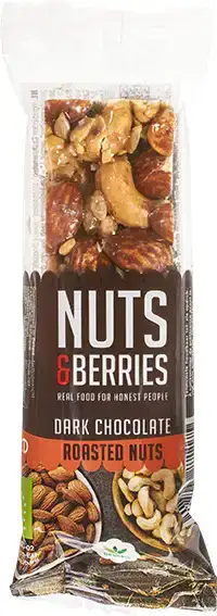 Notenreep pure chocolade geroosterde noten