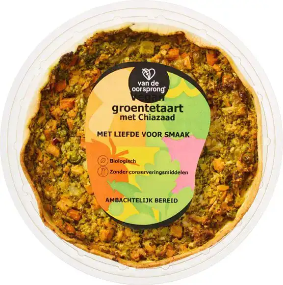 Vegan hartige taart 350 g