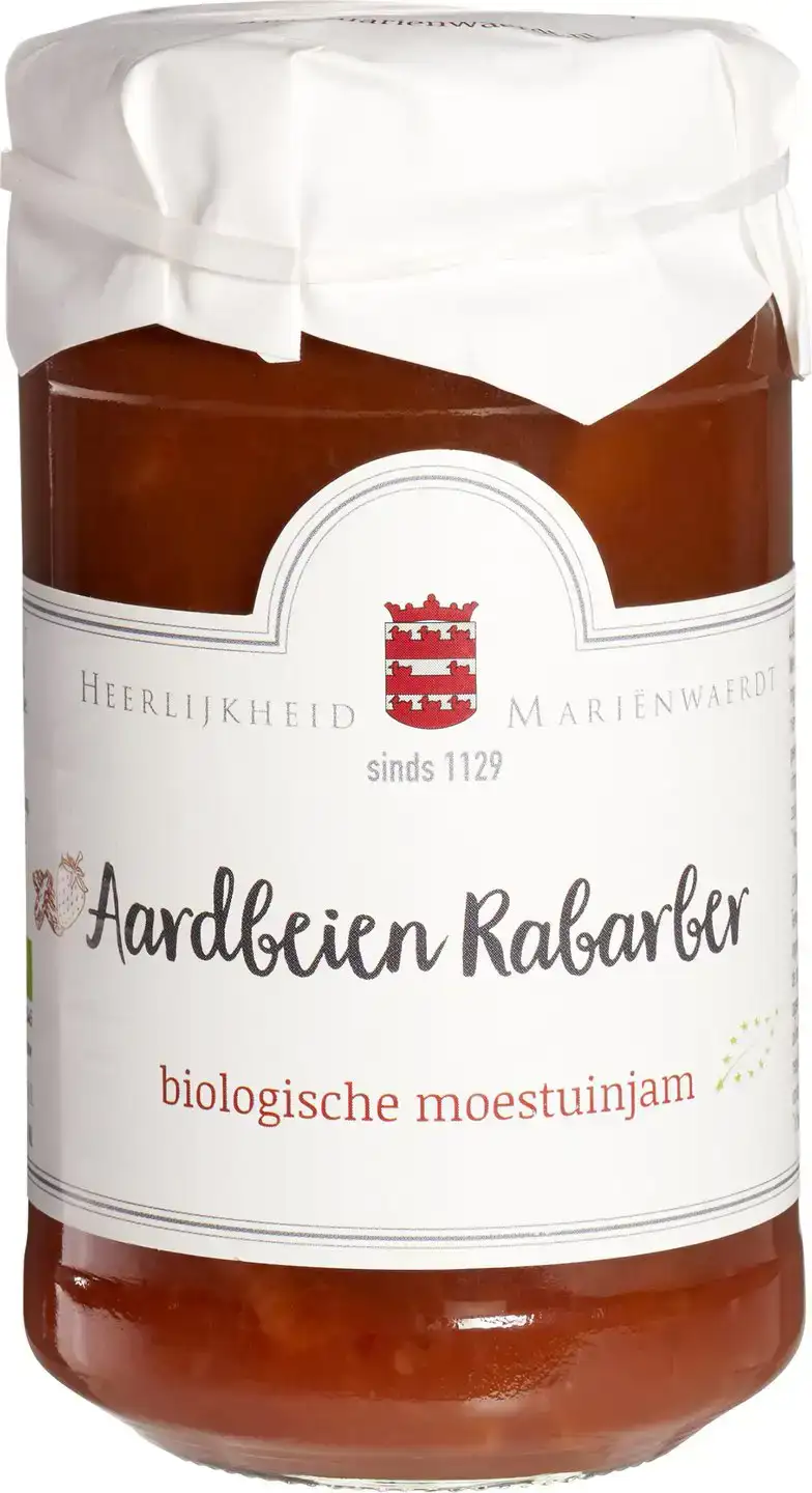 Aardbeien-rabarber jam