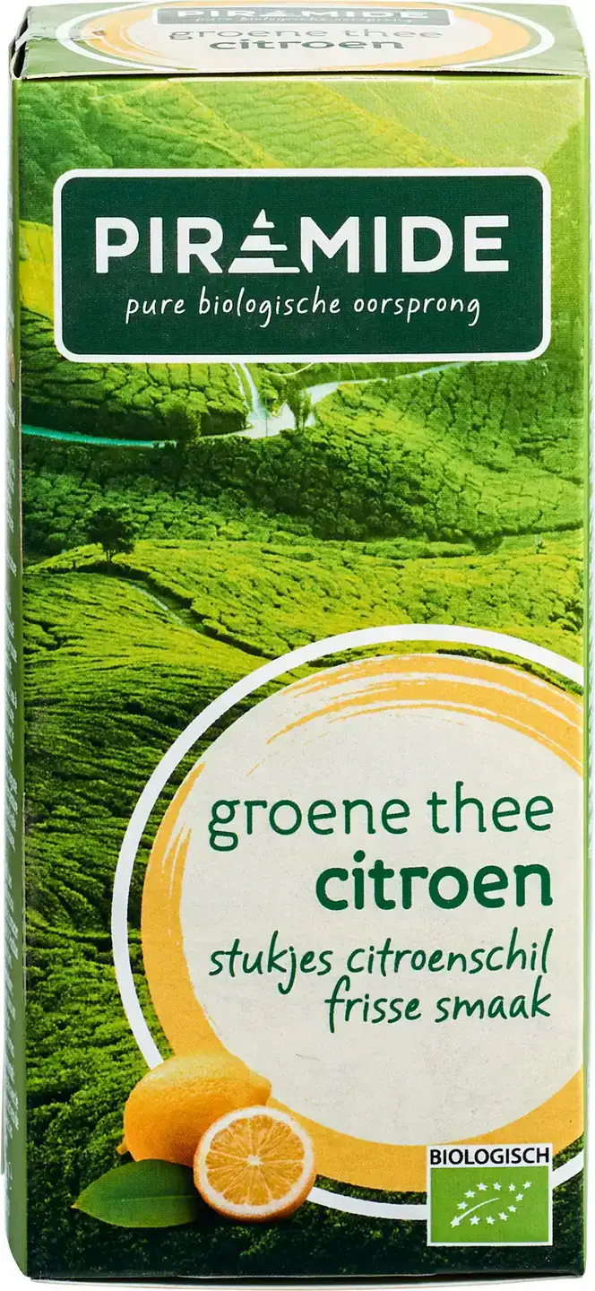 Groene thee citroen