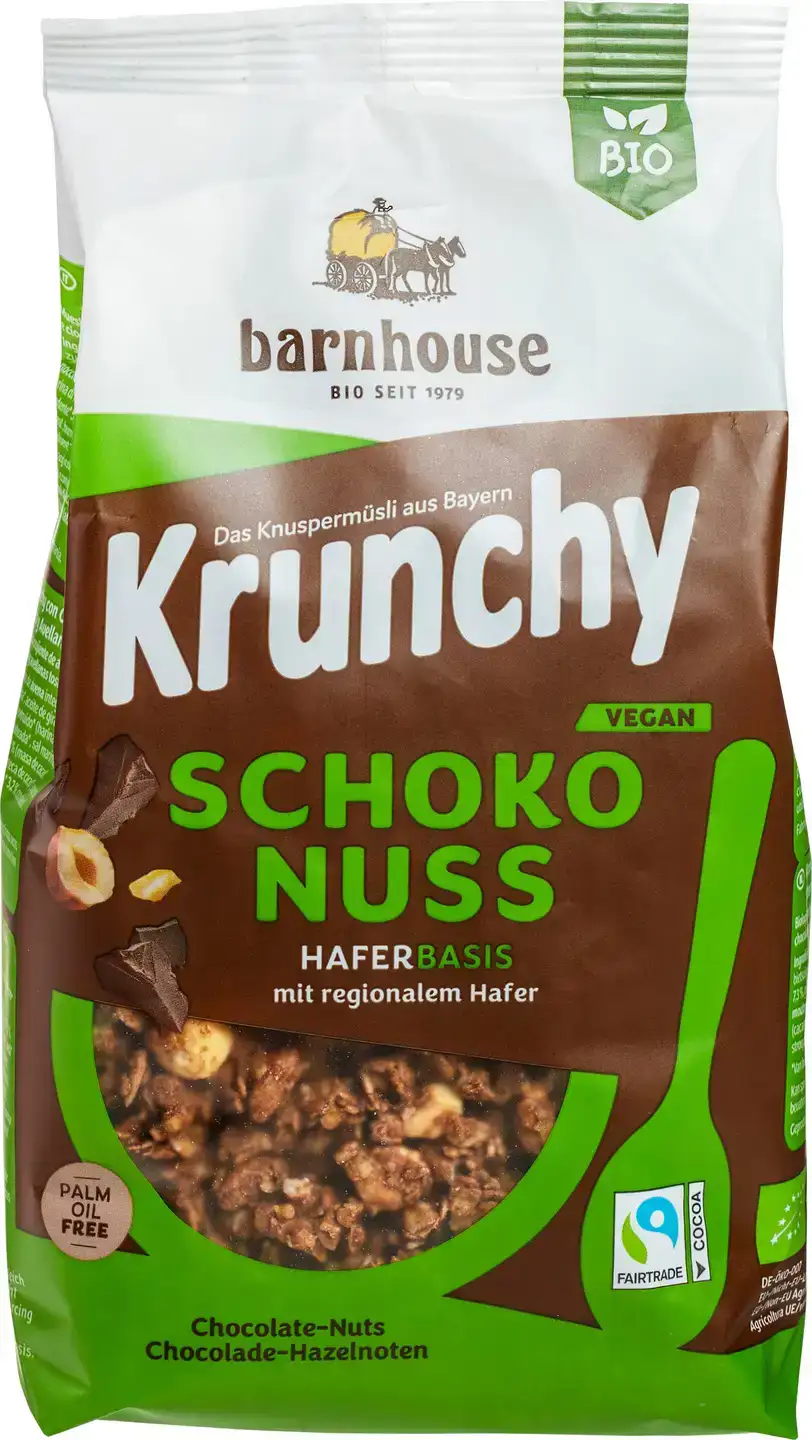 Krunchy muesli chocolade hazelnoot