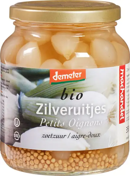 Zilveruitjes zoet-zuur 350 g