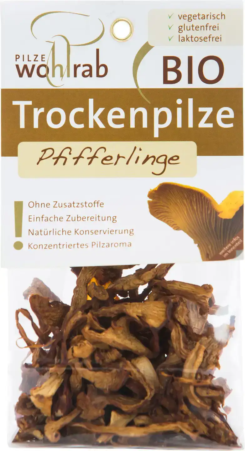 Gedroogde cantharellen