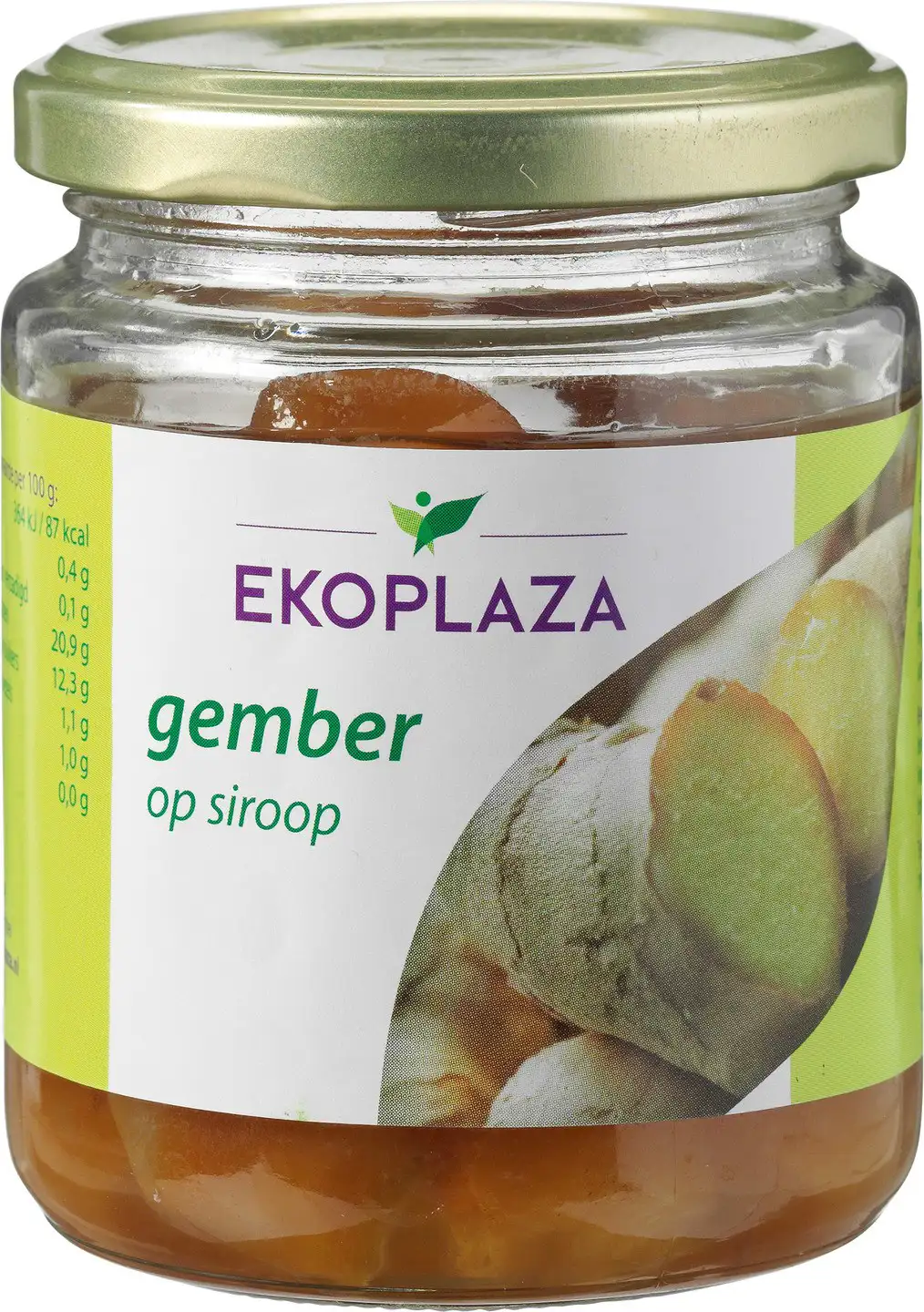 Gember op siroop