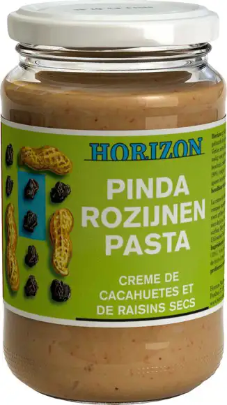 Pinda-rozijnenpasta 350 g