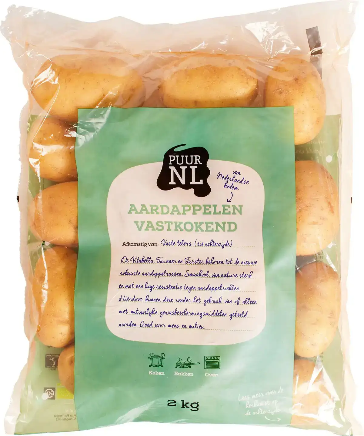 Vastkokende aardappelen