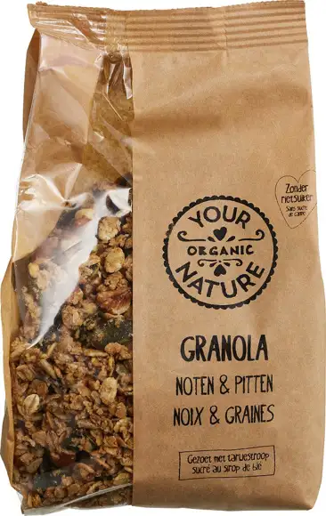 Granola noten & pitten 375 g