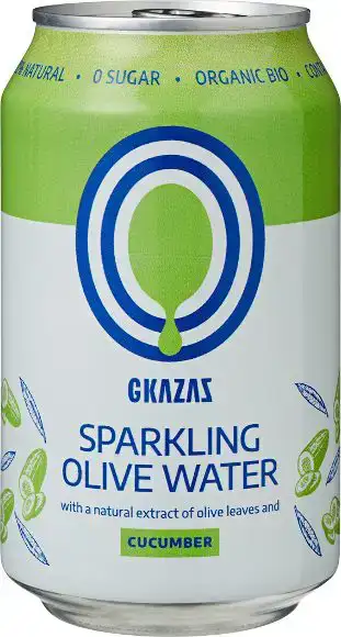Bruisend olijf water komkommer 330 ml