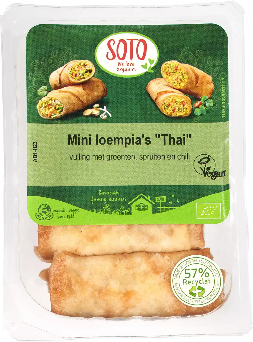 Mini loempia's Thai