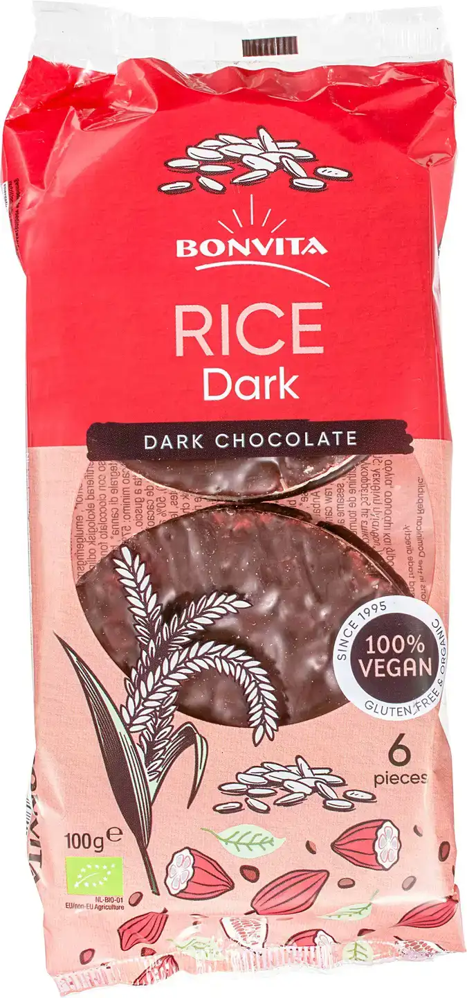 Rijstwafels pure chocolade