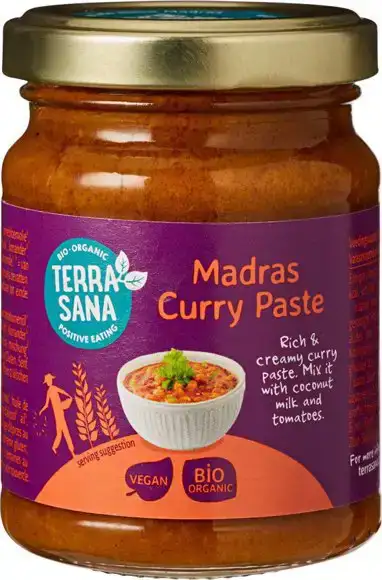 Indiase madras currypasta 130 g