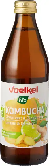 Kombucha limoen gember 330 ml