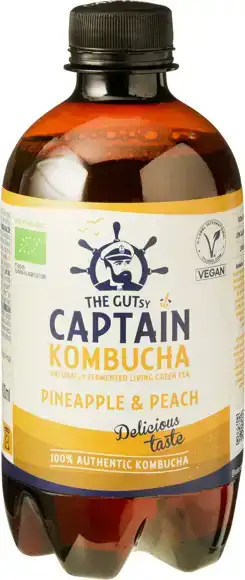 Kombucha ananas perzik 400 ml