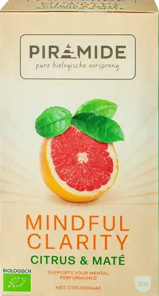 Kruidenthee mindful clarity citrus maté 40 g