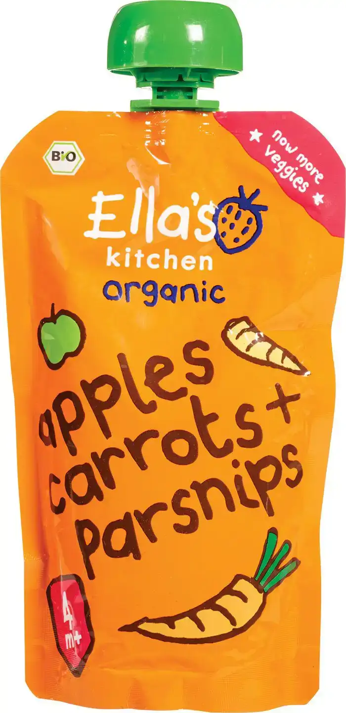 Fruithapje appel, wortel & pastinaak 4+ mnd