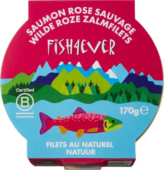 Wilde roze zalmfilets natuur
