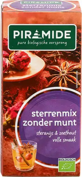 Kruidenthee sterrenmix zonder munt 40 g