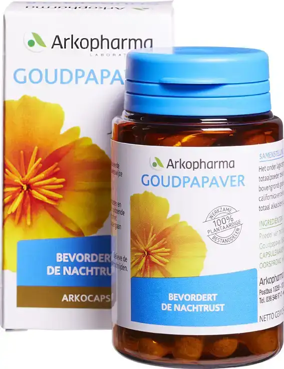 Goudpapaver capsules