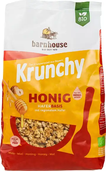 Krunchy muesli honing 600 g