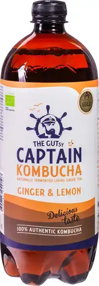 Kombucha gember citroen 1 l