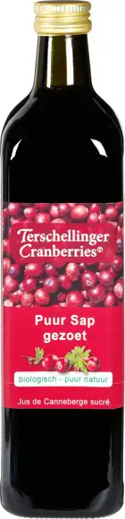 Gezoet cranberrysap 750 ml