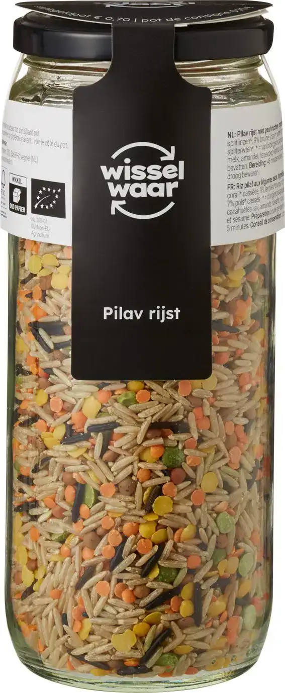 Pilav rijst met peulvruchten