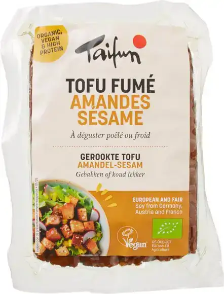 Gerookte tofu amandel-sesam 200 g