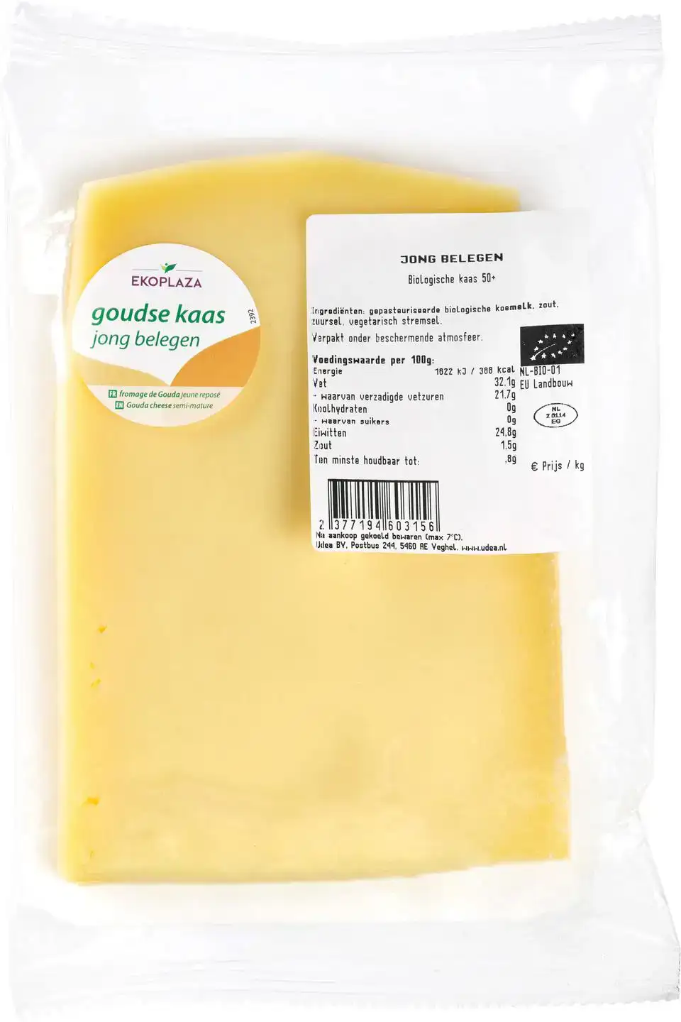 Plakjes kaas jong belegen 50+