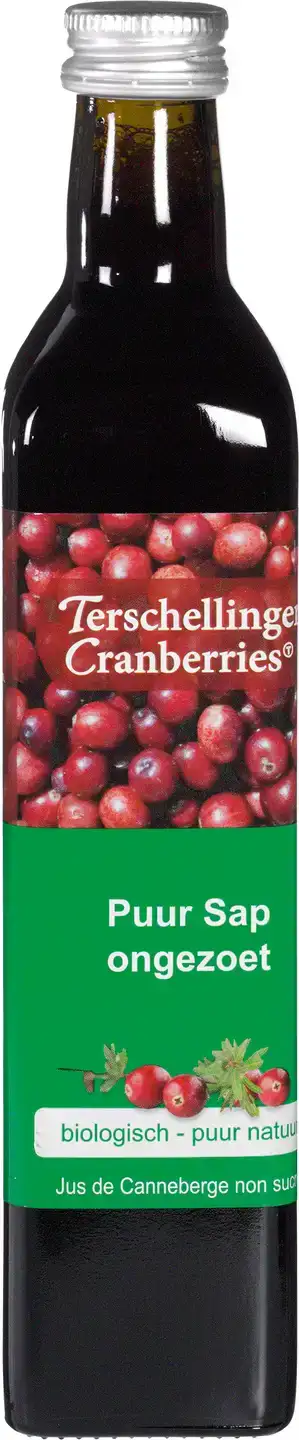 Ongezoet cranberrysap