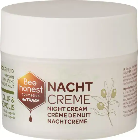 Nachtcrème olijf & propolis - droge huid