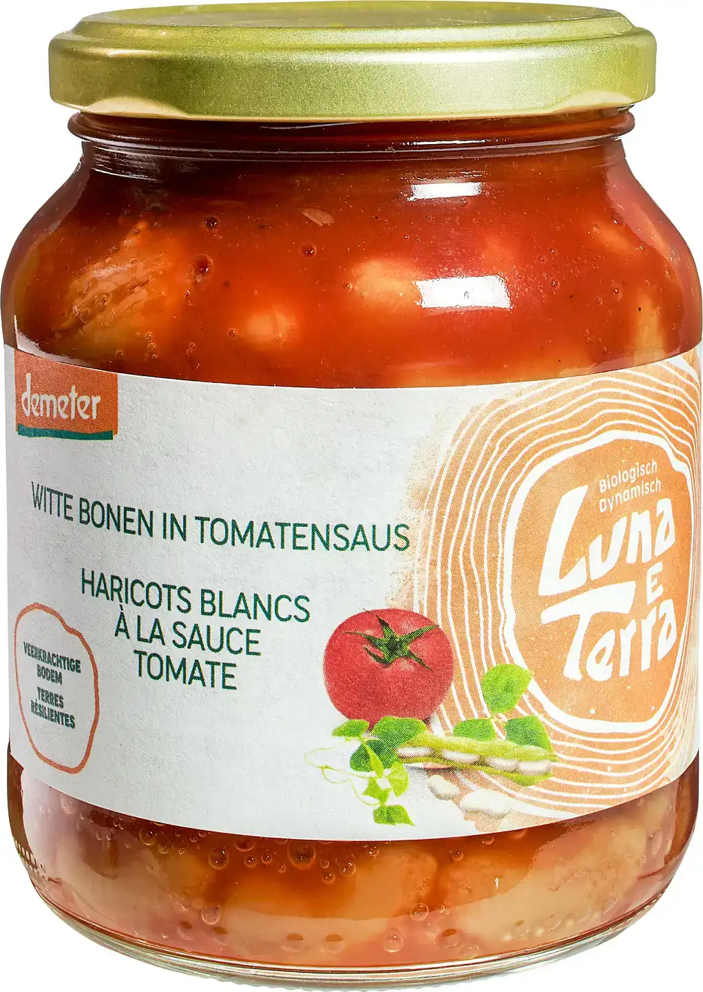 Witte bonen in tomatensaus
