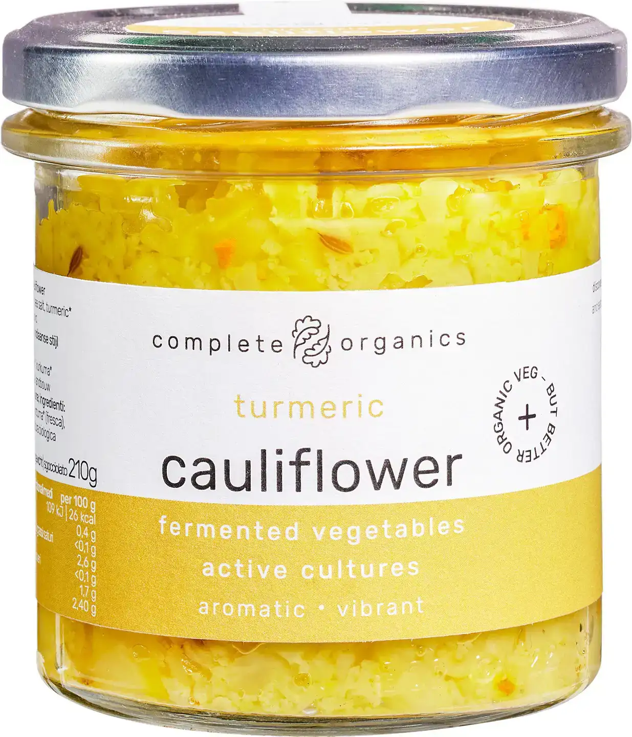 Gefermenteerde bloemkool kurkuma