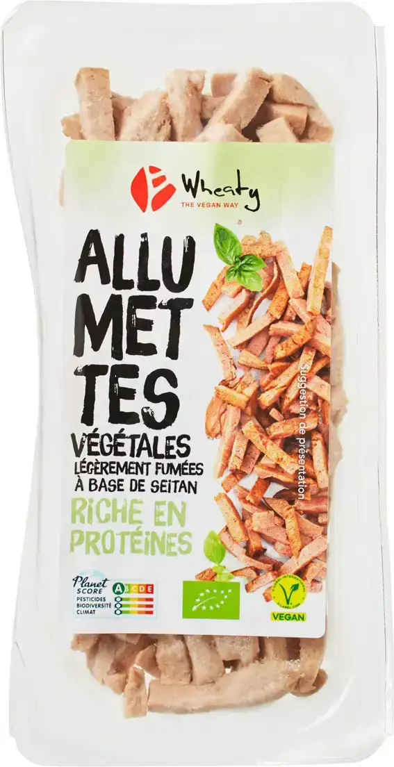 Vegan gerookte spekreepjes