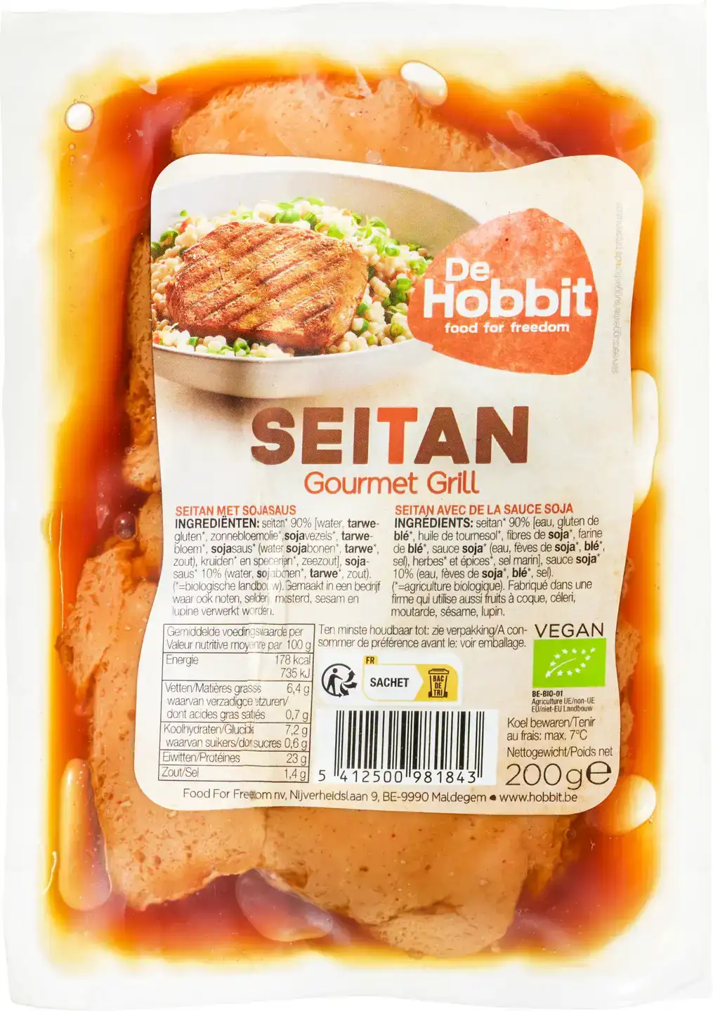 Seitan gourmet grill