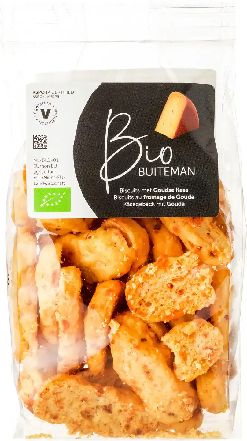 Biscuits met Goudse kaas