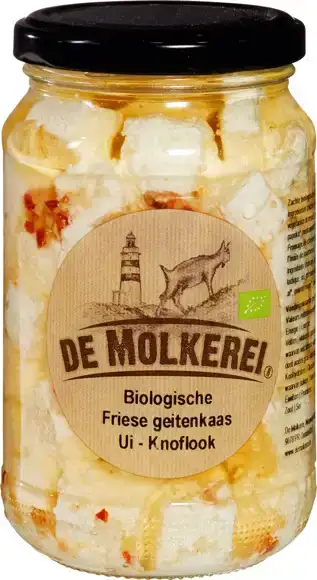 Friese geitenkaas ui-knoflook 350 g