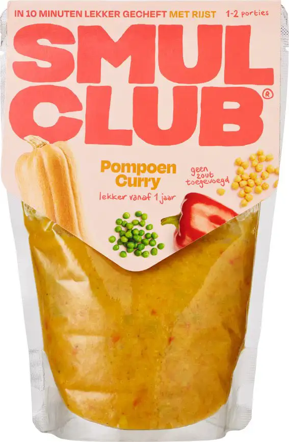 Verse pompoen-curry saus