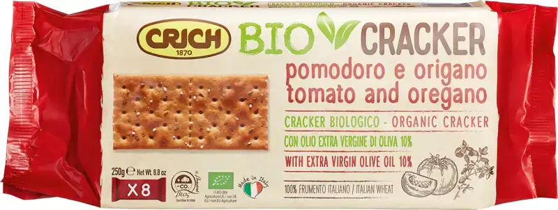 Tomaat & oregano crackers 250 g
