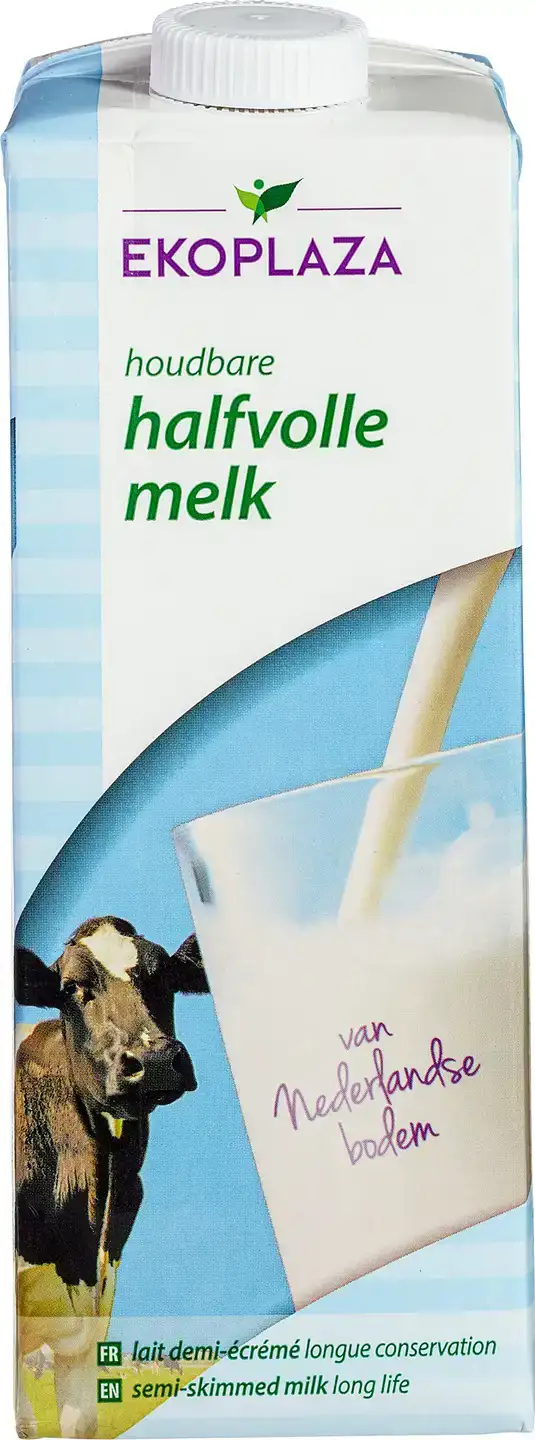 Halfvolle houdbare melk